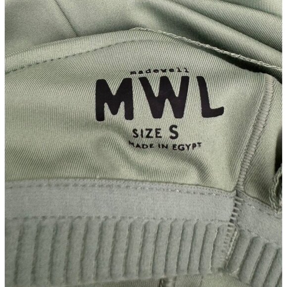 MADEWELL MWL Flex 2.0 Fitness Dress With Built in Shorts Size S Green - Picture 4 of 12